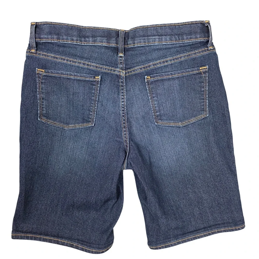 Old Navy Denim Shorts Girls Size 16 Regular Blue Long Length Jean‎ Shorts